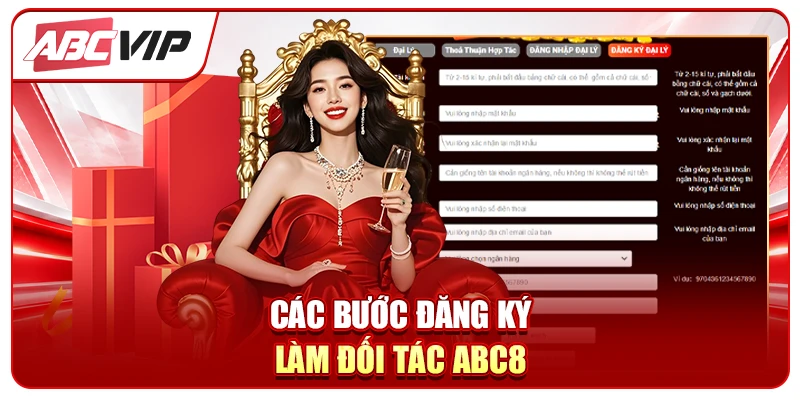 Các bước đăng ký làm đối tác ABC8