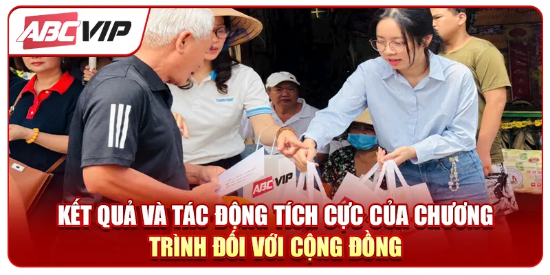 Kết quả và tác động tích cực của chương trình đối với cộng đồng