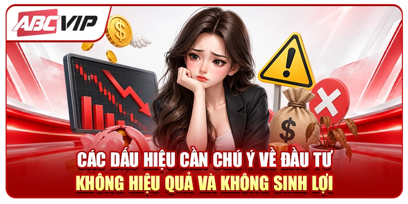 Các dấu hiệu cần chú ý về đầu tư không hiệu quả và không sinh lợi